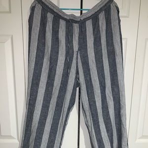 Denim like linen pants